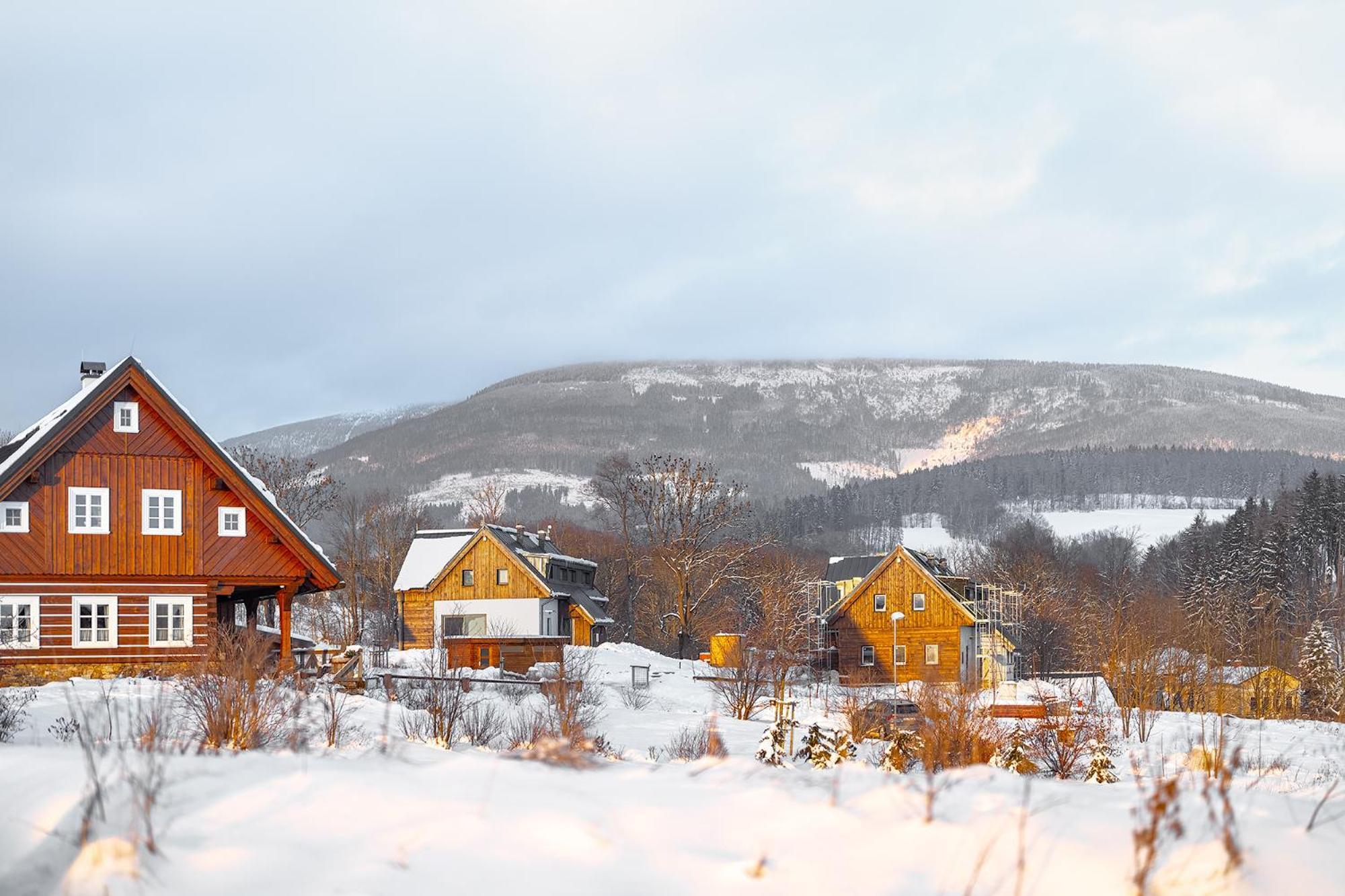 Vila Roubenka "Tam Kde Lisky Davaji Dobrou Noc" Černý Důl Exteriér fotografie